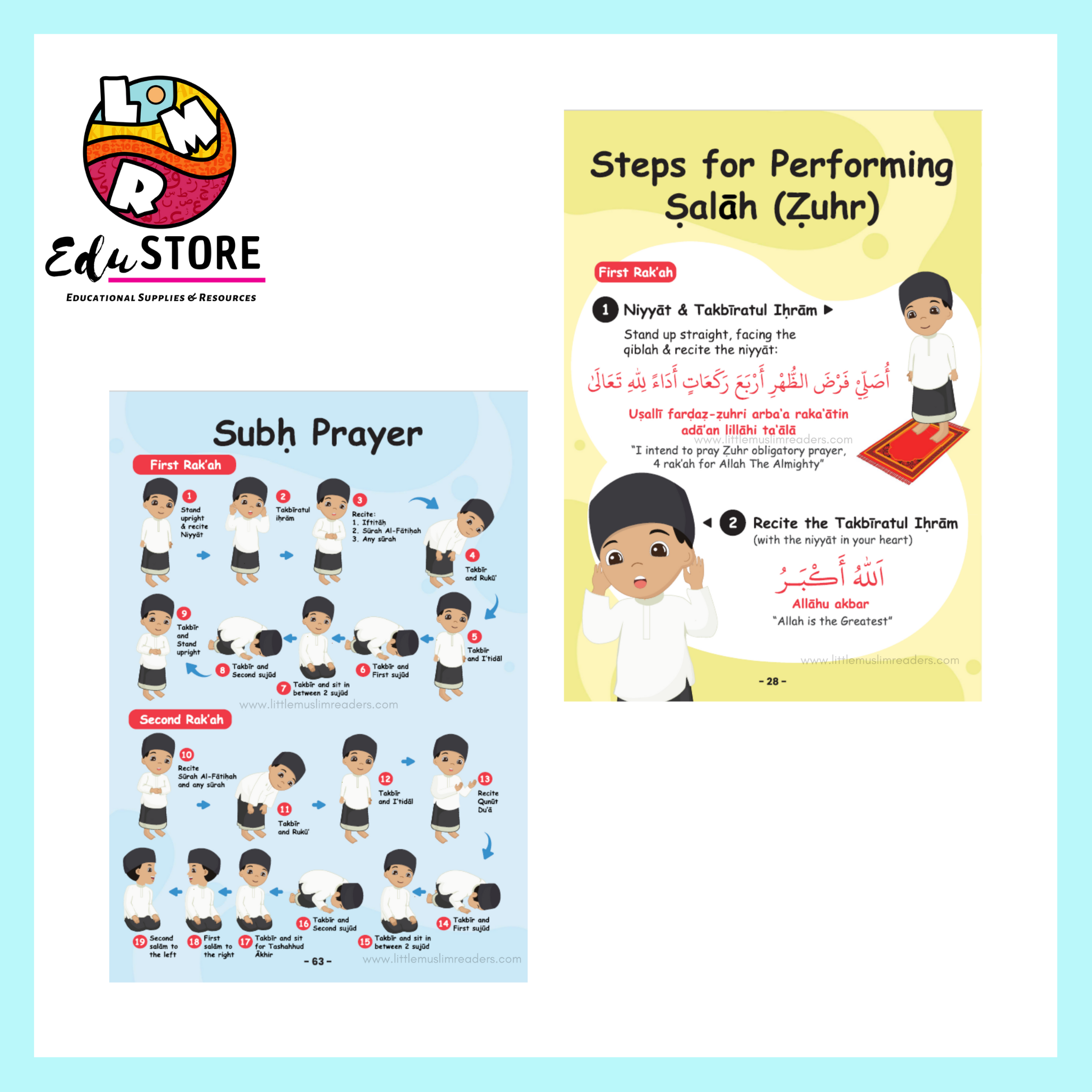 My Ṣalāh Book: Step By Step Prayer Guide With Sofi & Sofiyah – LMR Edustore